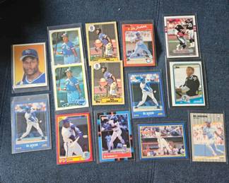 Bo Jackson Cards Lot of 14 BaseballFootball