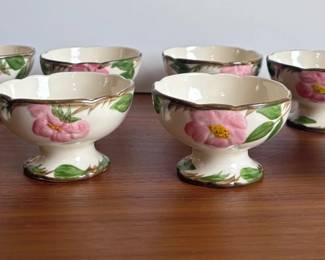 Francisan Desert Rose Sherbert Dishes