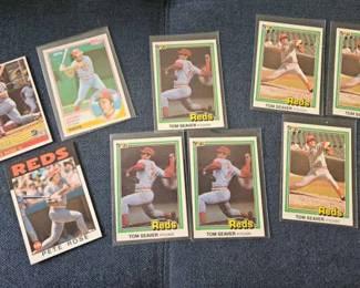 Cincinnati Reds Greats Lot of 9 Cards