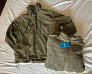 Carhart Coat And Columbia Furry Zip Up Mens XL
