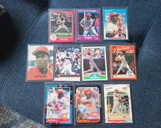 Cincinnati Reds Eric Davis Lot of 10 Cards