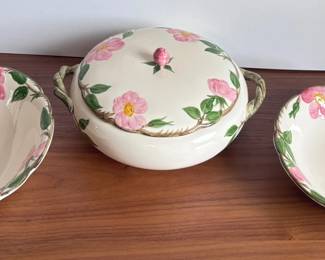 Franciscan Lidded Serving Bowl And Other Bowls