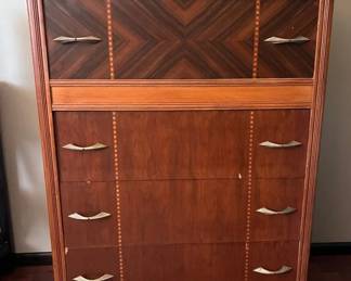 Montgomery Ward Waterfall Front Dresser