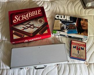Vintage Monopoly Game And Poker Set