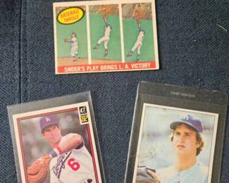 LA Dodgers Trading Cards Vintage