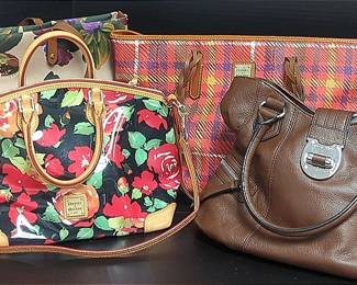 Dooney And Burke, Ralph Lauren And Etienne Aigner Purses