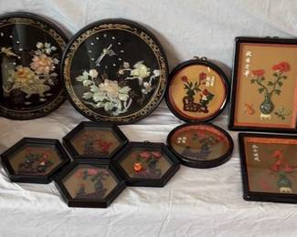 Black Themed Asian wall Art