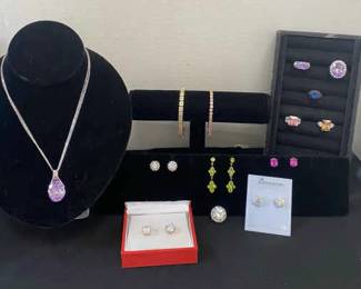Sterling Silver Colorful Jewelry Collection