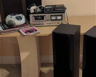 Cassette Deck, Records, Speakers, And More
