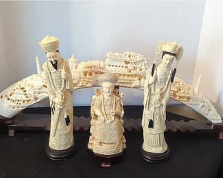 Faux Ivory Decor