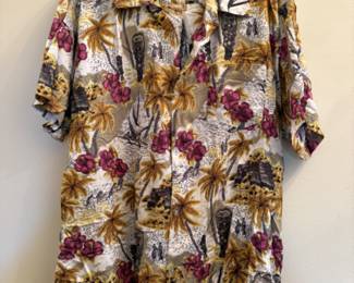 Men’s clothing, some really fun jackets and shirts including US navy and vintage Hawaiian style shirts from Fiji