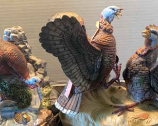 2 1980s Wild Turkey Decanters