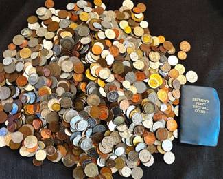 21lbs of Foreign Coins