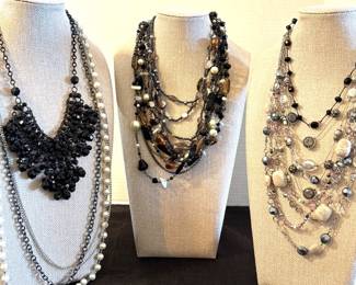 7 Beaded Necklaces Lia Sophia, Express, NY