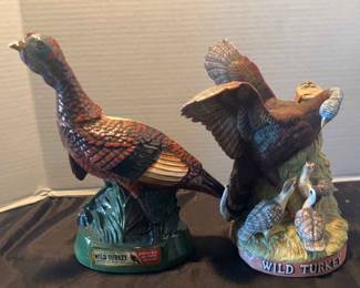 2 Austin Nichols Wild Turkey Decanters