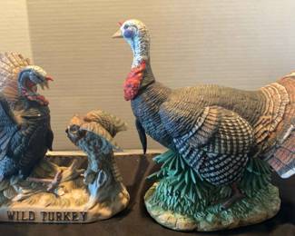 2 Unsealed 1980s Wild Turkey Decanters