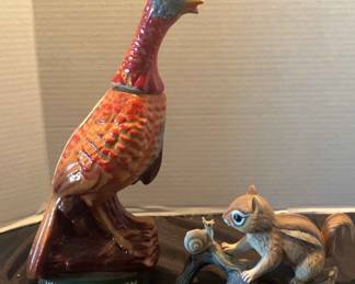 Porcelain Wild Animal Decor Set