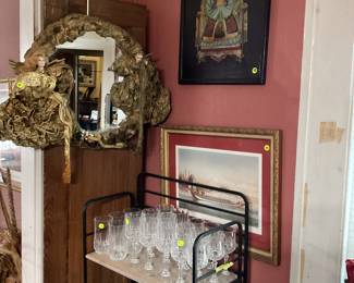 Stemware, mirror