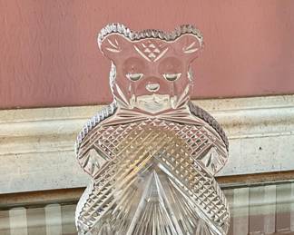 Waterford Crystal teddy bear
