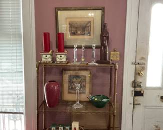 Crystal candlesticks, art