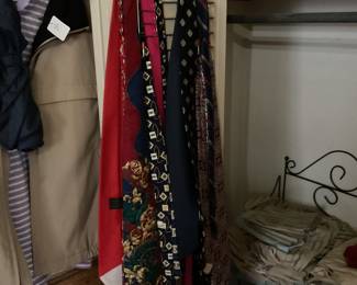 Neck ties, wide