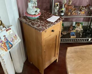 Marble topped table