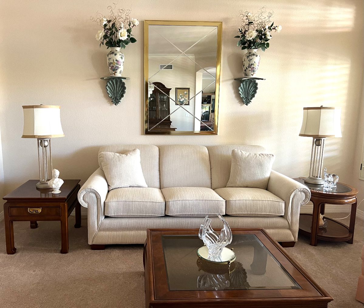 Lazboy sofa, Thomasville tables