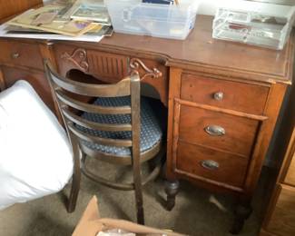 Vintage desk and chair