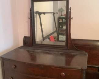 Matching dresser with mirror.  Measures..