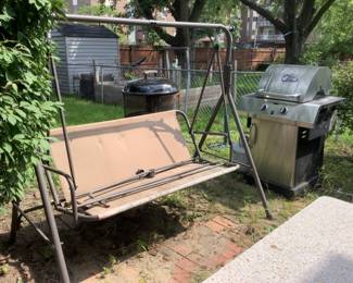 Older outdoor swing,