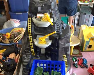 Mountain and full set of GI Joe toys.