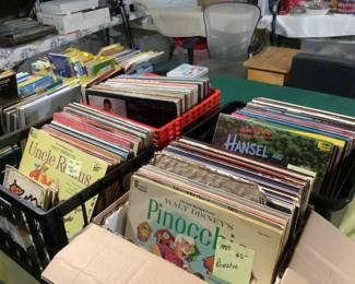 Five boxes full of albums……multiple genres