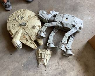 More Star Wars toys….Millennium Falcon and the Armored Transport.