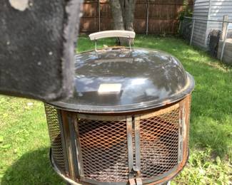 Weber grill with manual
