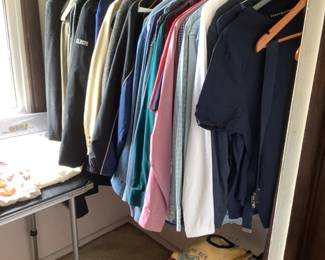 Men’s coats and shirts