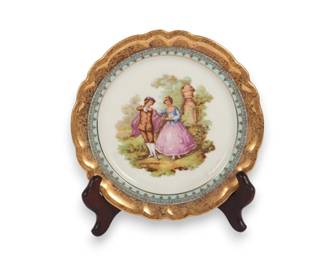Ornate Limoges Salad Plate