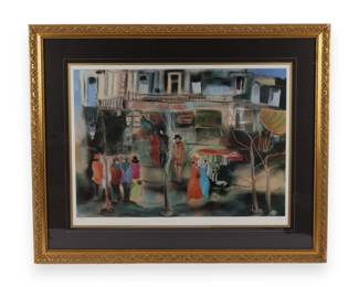 Large Signed and Framed Print by Zule Moskowitz 206/950