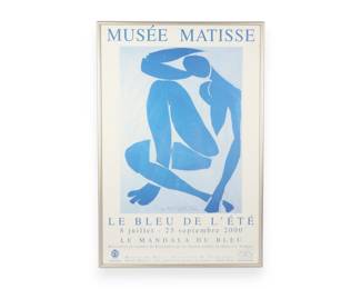 Vintage 2000 Musée Matisse Advertisement Poster