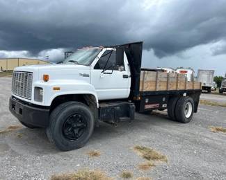 1995 GMC C7000 TOPKICK FLATBED DUMP TRUCK Title