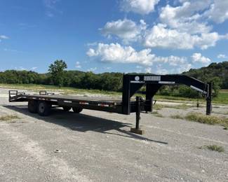 HANK 25 GOOSENECK FLATBED TRAILER