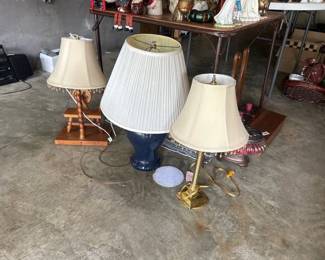 3 TABLE LAMPS