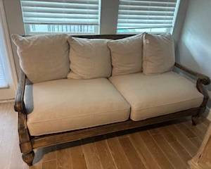 Wooden sofa