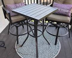 outdoor bistro set