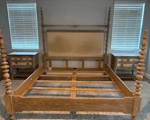 Century brand King size bed frame