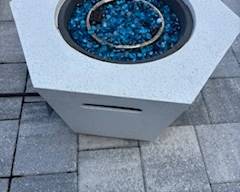 outdoor firepit table