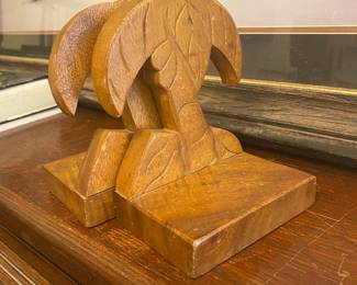 Vintage palm bookends