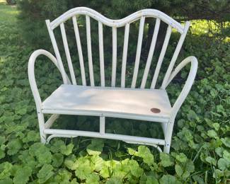Mini bentwood doll settee