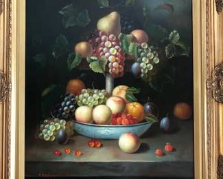 Classic Still Life, signed