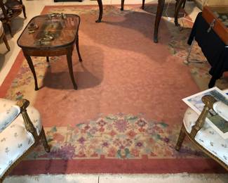 Vintage Sculpted Chinese Rug