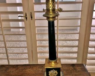 Pair of Column Lamps